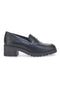 Pittarello Glam Mokassin aus schwarzem Leder 85035