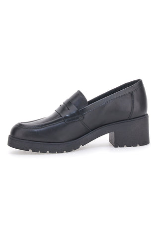 Mocassino in Pelle Nera Pittarello Glam 85035