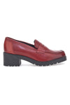 Pittarello Glam Roter Mokassin aus echtem Leder 85035