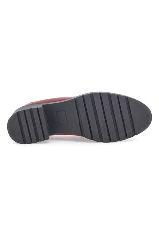 Pittarello Glam Roter Mokassin aus echtem Leder 85035