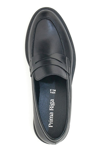 Mocassini Neri Prima Riga 823060