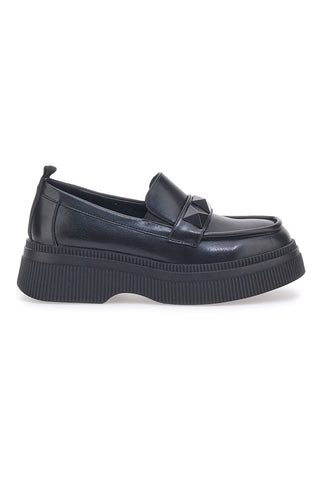 Mocassini Con Platform Sara Lopez 32203 Neri