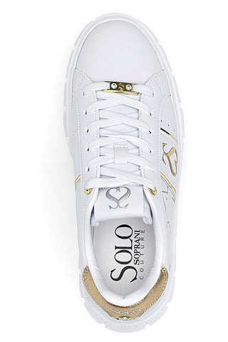Weiße Turnschuhe Solo Soprani Star Lht Pu