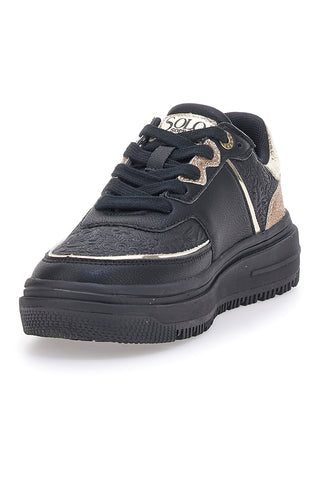 Soprani Sport City Mirror Glitter Schwarze Turnschuhe