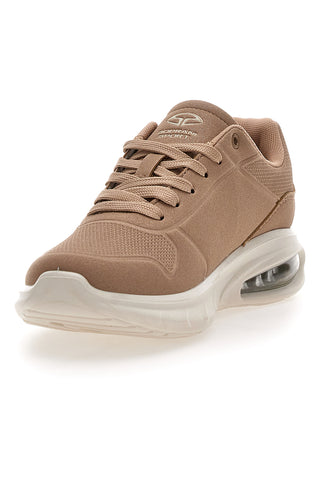 Sneakers Beige Soprani Sport Pau Glitter
