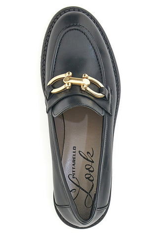 Mocassini Pittarello Look 3027 Neri Vera Pelle