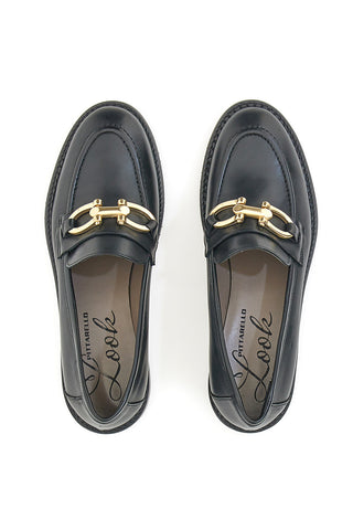 Mocassini Pittarello Look 3027 Neri Vera Pelle