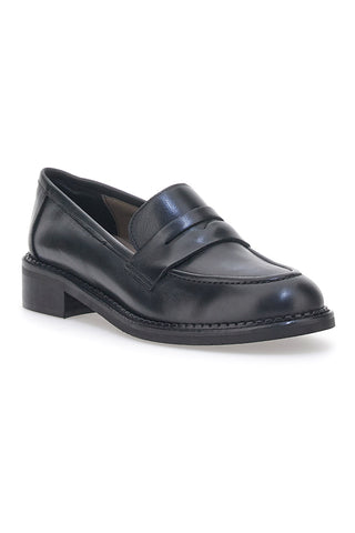 Pittarello Look 3022 Schwarze Echtleder-Loafer