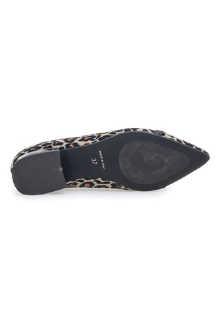 Ballerine a Punta Pittarello Glam 3502 Nero Leopardato