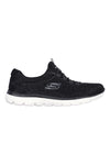 Skechers Summits Sparkling Spots Schwarze vegane Sneakers