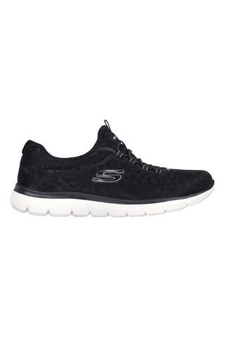 Skechers Summits Sparkling Spots Schwarze vegane Sneakers