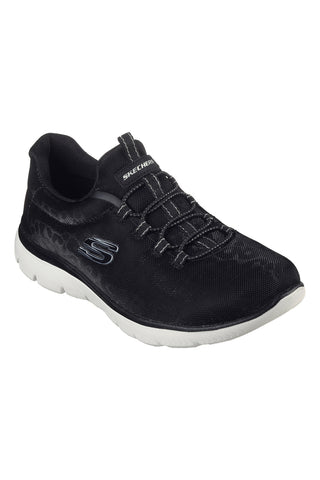 Skechers Summits Sparkling Spots Schwarze vegane Sneakers