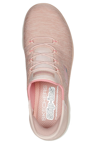 Skechers Summits-Dazzling Haze Pink Slip-On Sneakers Rosa