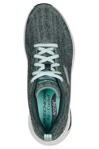 Skechers Arch-Fit Comfy Wave Graue Turnschuhe