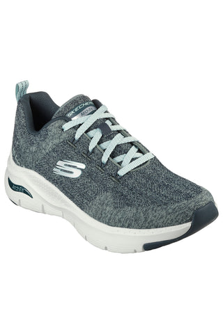 Skechers Arch-Fit Comfy Wave Graue Turnschuhe