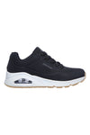 Skechers Uno Stand On Air Sneakers Schwarz und Weiß