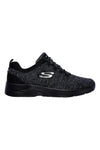 Skechers IN A FLASH Schwarze Turnschuhe