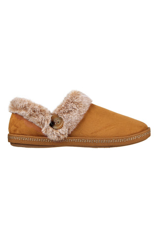 Pantofole Skechers Cozy Campfire Fresh Toast Marroni