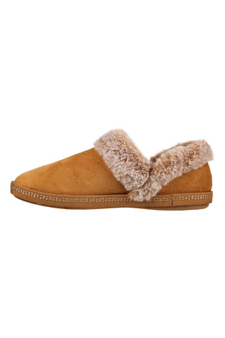 Pantofole Skechers Cozy Campfire Fresh Toast Marroni