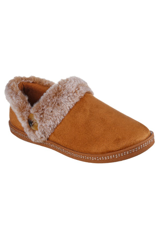 Pantofole Skechers Cozy Campfire Fresh Toast Marroni
