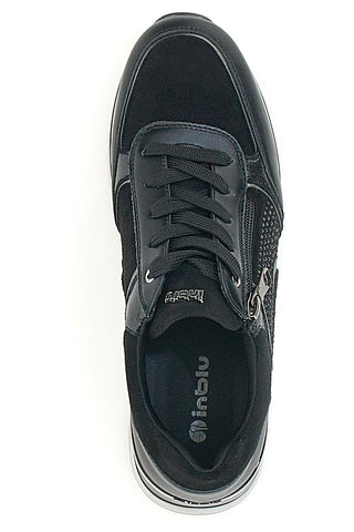 Inblu 350 IN Schwarze Plateau-Sneaker