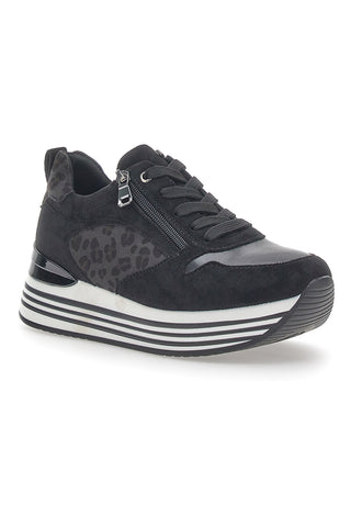 Sneakers Platform Inblu 353 IN Nere