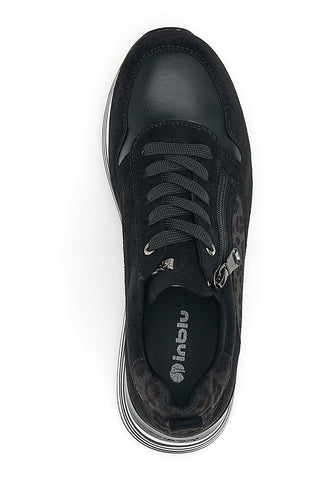 Sneakers Platform Inblu 353 IN Nere