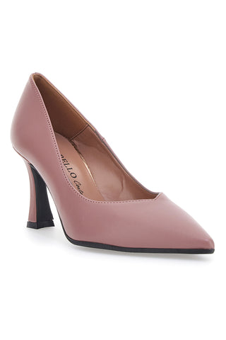 Décolleté rosa antico con tacco a campana Pittarello Couture 1354