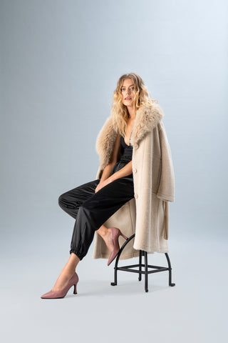 Décolleté rosa antico con tacco a campana Pittarello Couture 1354