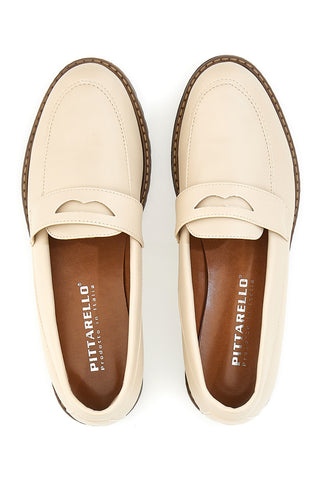 Mocassini Pittarello 3031 Panna