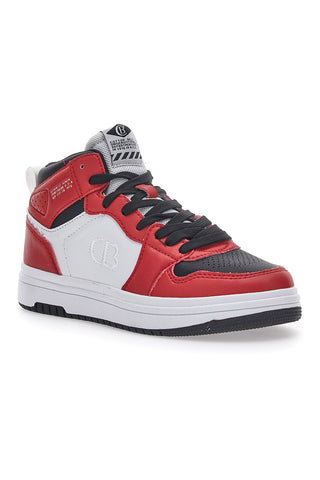Sneakers Mid Cut Rosse Cotton Belt Kobe Tumble