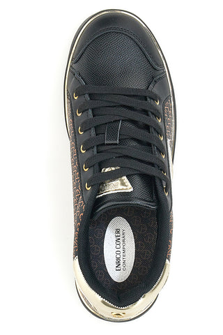 Enrico Coveri Guenda LH Metal Black Sneakers