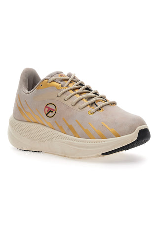 Sneakers mit Plateau Beige The First 325302