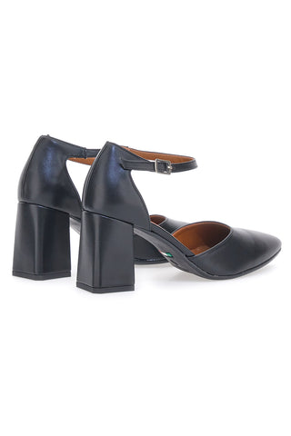 Schwarze Pumps mit Riemen Pittarello Couture 43702