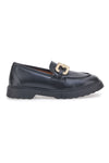 Pitarello Couture Schwarzer Mokassin 019602