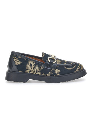 Schwarze Mokassins Pittarello Couture 019603