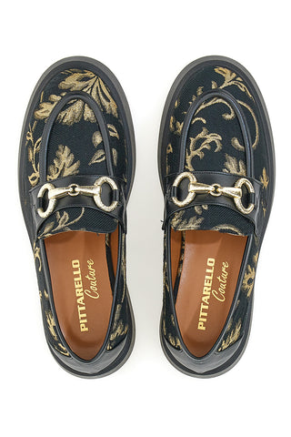 Mocassini Neri Pittarello Couture 019603