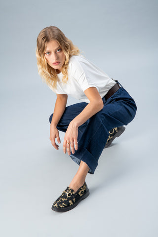 Mocassini Neri Pittarello Couture 019603