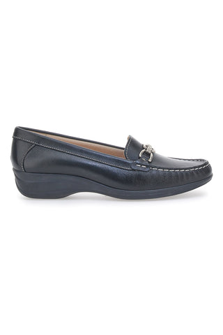 Mokassins Italienischer Mokassin 8135 Schwarz