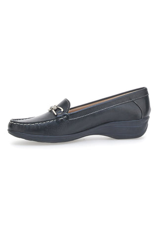 Mokassins Italienischer Mokassin 8135 Schwarz