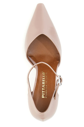 Décolleté Cipria a Punta Con Cinturino Pittarello 873