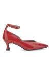 Pumps mit Riemchen Rot Pittarello Couture 904