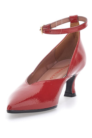 Pumps mit Riemchen Rot Pittarello Couture 904