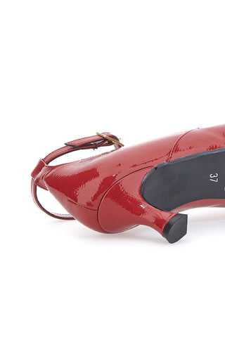 Pumps mit Riemchen Rot Pittarello Couture 904