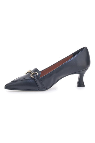 Schwarze Pumps mit niedrigem Absatz Pittarello Couture A58