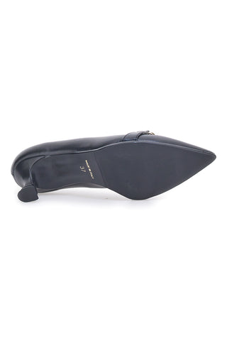 Schwarze Pumps mit niedrigem Absatz Pittarello Couture A58