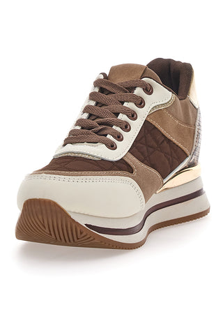 Sneakers Marrone con Zeppa Prima Riga 385
