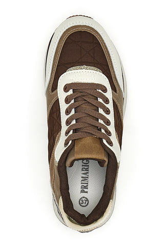 Sneakers Marrone con Zeppa Prima Riga 385