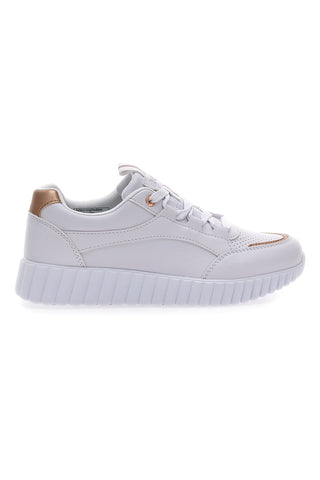 Bugatti 4509 Weiße Damen-Sneaker