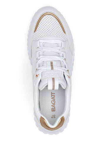 Bugatti 4509 Weiße Damen-Sneaker